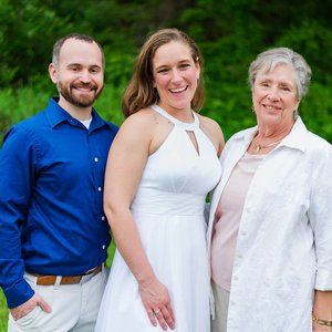 Azazie Kimmy white dress, size 10